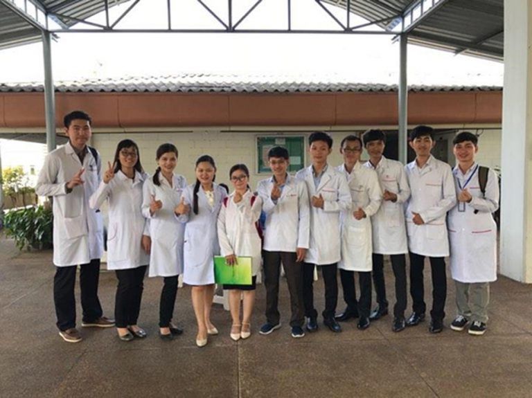 Welcoming exchange Cambodian medical students from International University