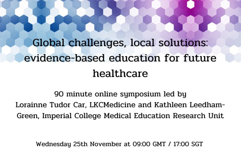 Global challenges, local solutions: evidence-based education for future healthcare