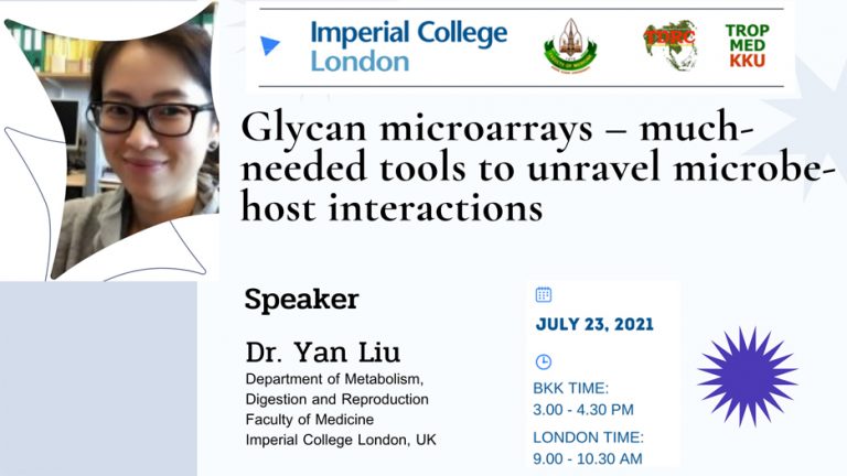 TropMed Webinar: Glycan microarrays – much-needed tools to unravel microbe-host interactions