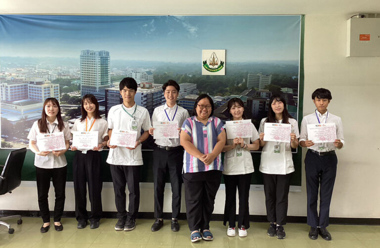 Medical exchange students from Wakayama Medical University and Fujita Health University, Japan complete KKU-MD elective program